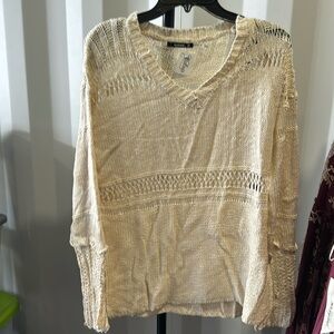 🤝Vneck yarn sweater
